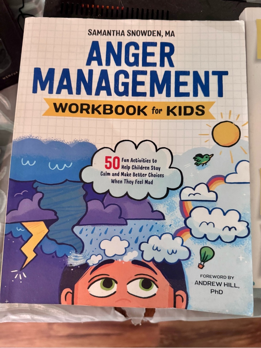 Anger Management Workbook for Kids - Blue Edition